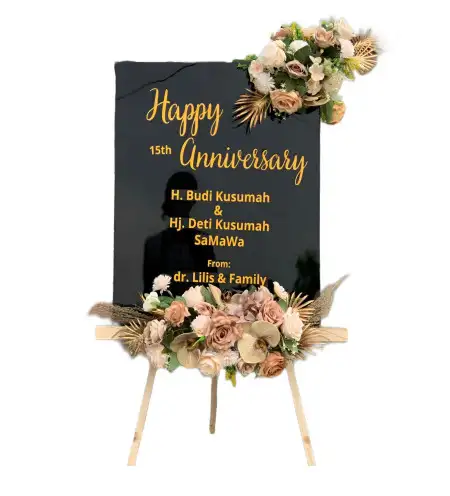 Papan Bunga Akrilik Bencongan