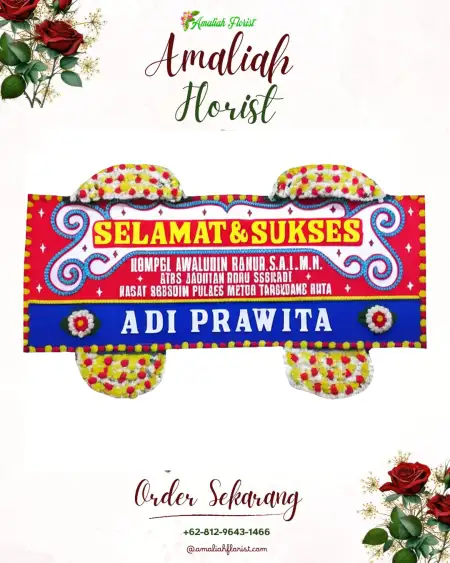 Papan Bunga Ucapan Selamat Bencongan